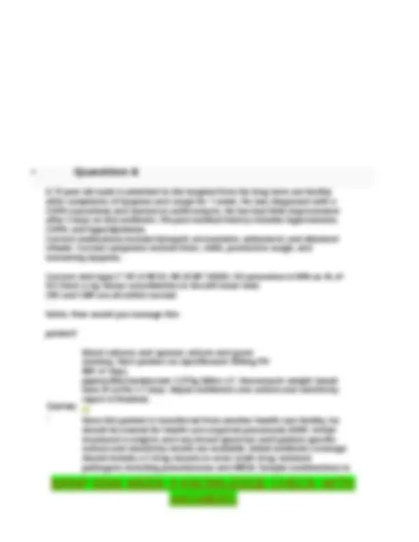 NRNP 6566 WEEK 9 KNOWLEDGE CHECK QUESTIONS WITH ANSWERS RATED A+ ...