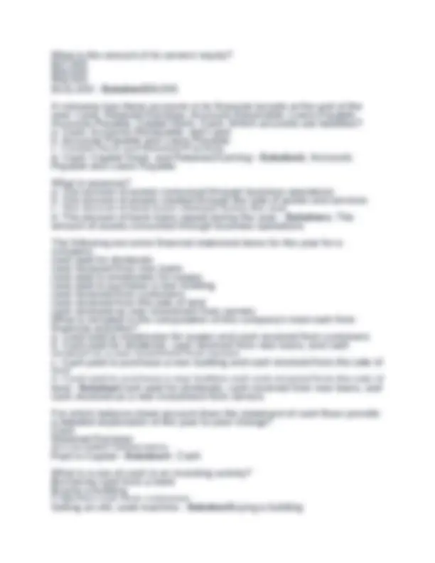 FINANCIAL ACCOUNTING FINAL EXAM (250 QUESTIONS WITH CORRECT ANSWERS ...