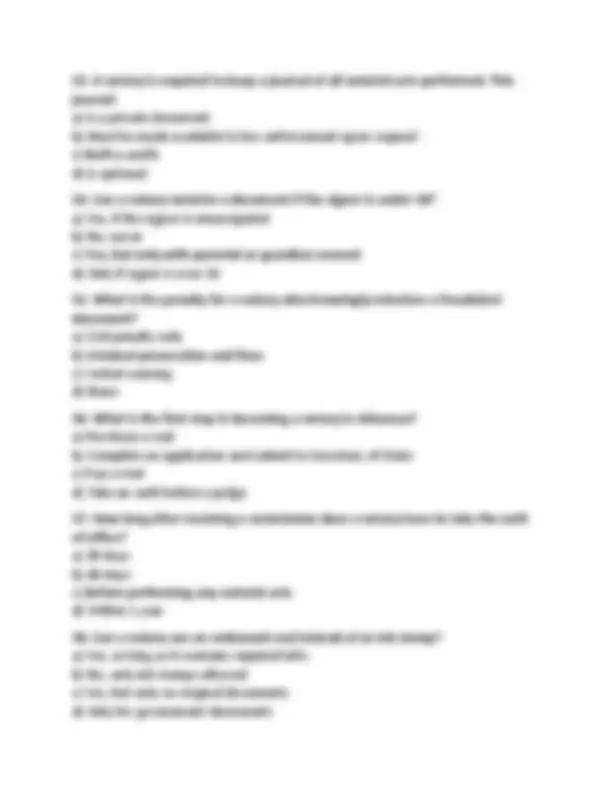 Arkansas Notary Public Practice Exam Questions and correct Answers (Verified Answers) 20 | Exams ...