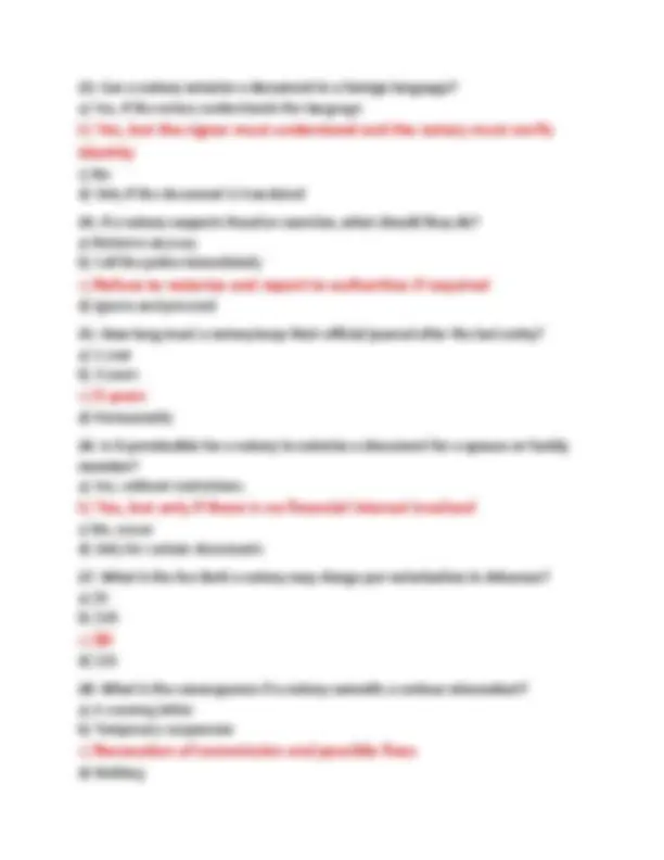 Arkansas Notary Public Practice Exam Questions and correct Answers (Verified Answers) 20 | Exams ...