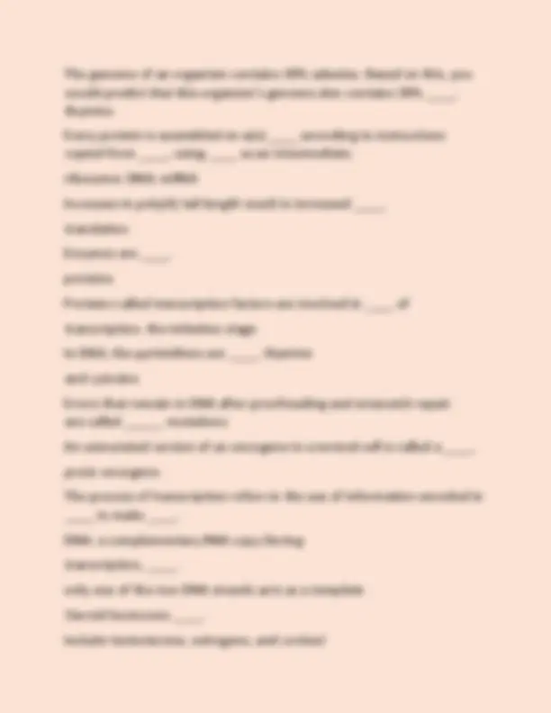 Biology 1306 Final Exam Review 2025 QUESTIONS AND CORRECT ANSWERS ...