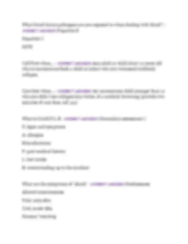 AMERICAN RED CROSS CPR\AED\FIRST AID FINAL WRITTEN EXAM WITH ACTUAL ...