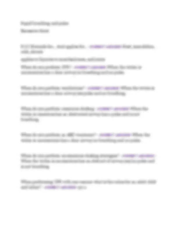 AMERICAN RED CROSS CPR\AED\FIRST AID FINAL WRITTEN EXAM WITH ACTUAL ...