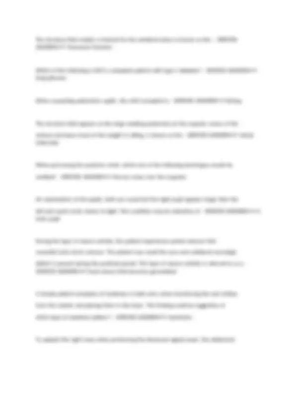 3 Ps Exam Questions With correct Answers | Exams Clinical Medicine ...