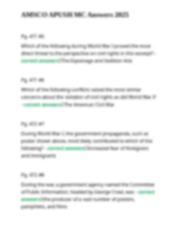 APUSH Exam Prep: Multiple Choice Questions and Answers 2025 | Exams ...