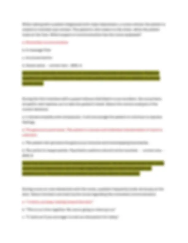 Exam 1 2025 Comprehensive Review – Psychiatric and Mental Health ...
