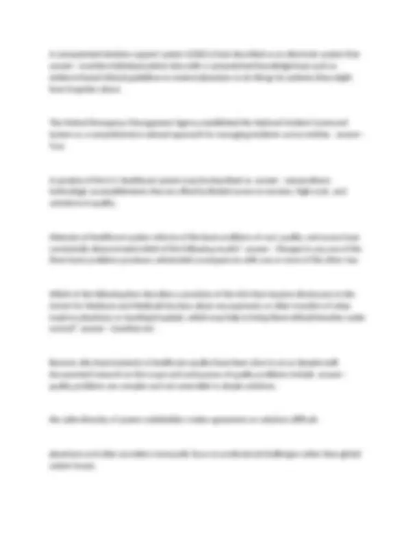 U.S. Healthcare Exam 3- FINAL EXAM QUESTIONS AND VERIFIED ANSWERS ...