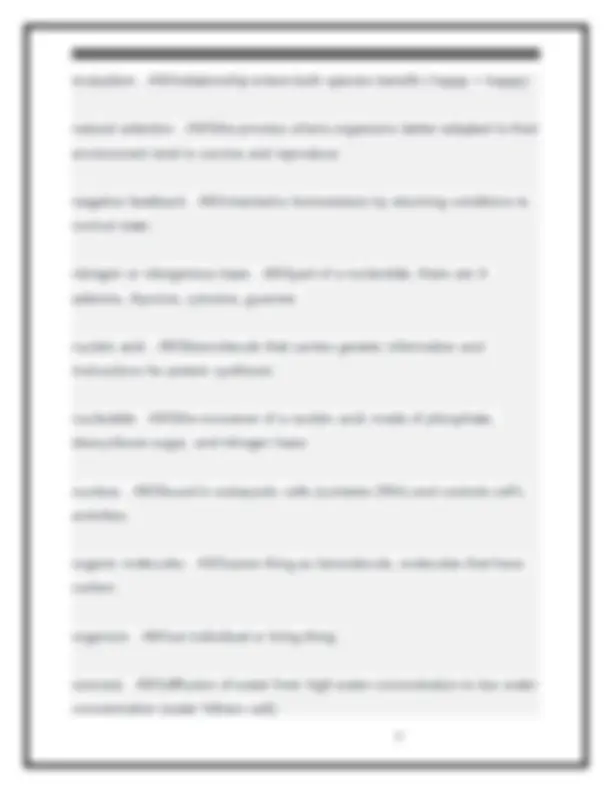 STAAR BIOLOGY Review Questions and Correct Answers 2025. Graded A ...