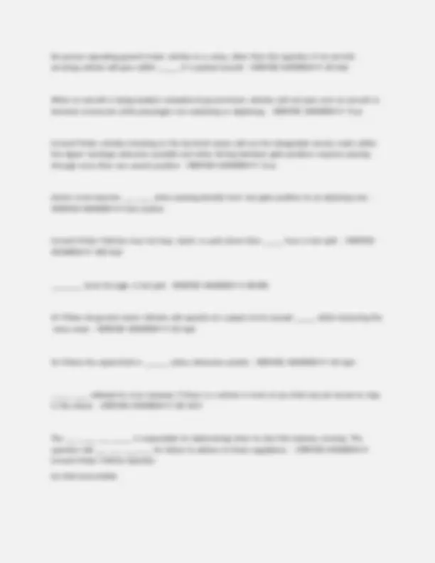 O'Hare Driving Test Questions With correct answers. | Exams European ...