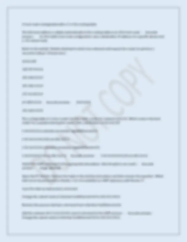 CCNA (200-301) – Practice Exam (ENSA v7.0) Questions with 100% Accurate ...
