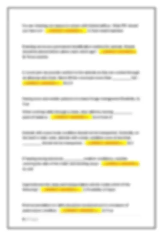 BQA Certification Study Guide Midterm Exam with Revision Questions And ...