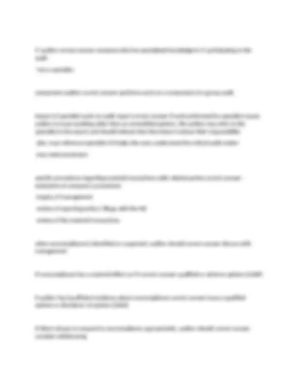 AUDIT CPA examination sample questions | Exams Business Administration ...