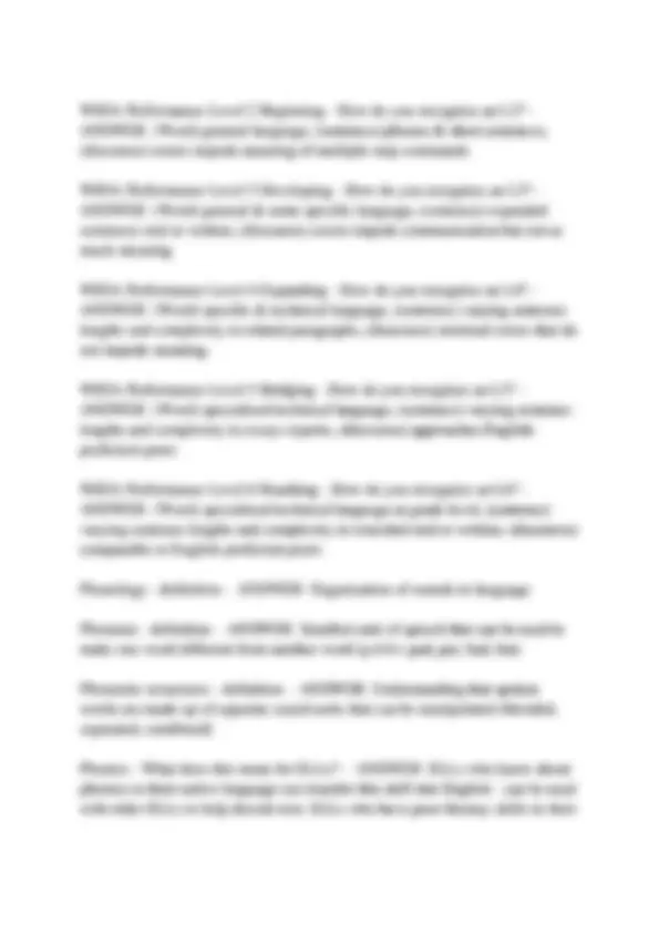 MTEL – SEI BOOTCAMP EXAM QUESTIONS AND VERIFIED ANSWERS | Exams ...