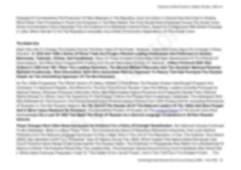 Cie a level history p4 9489 stalin s russia revision notes | Exams ...