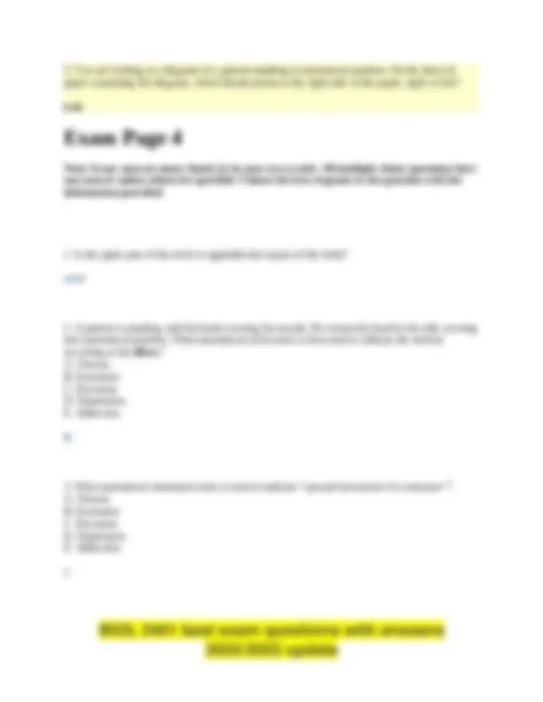 BIOL 2401 Best Exam Questions with Answers Latest update 2025. | Exams ...