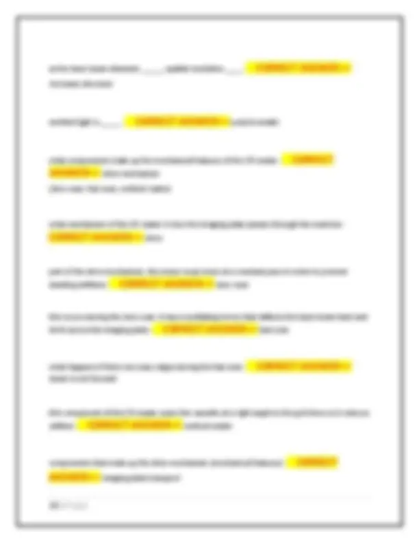 Computed Radiography Actual Exam Questions and Correct Detailed Answers ...