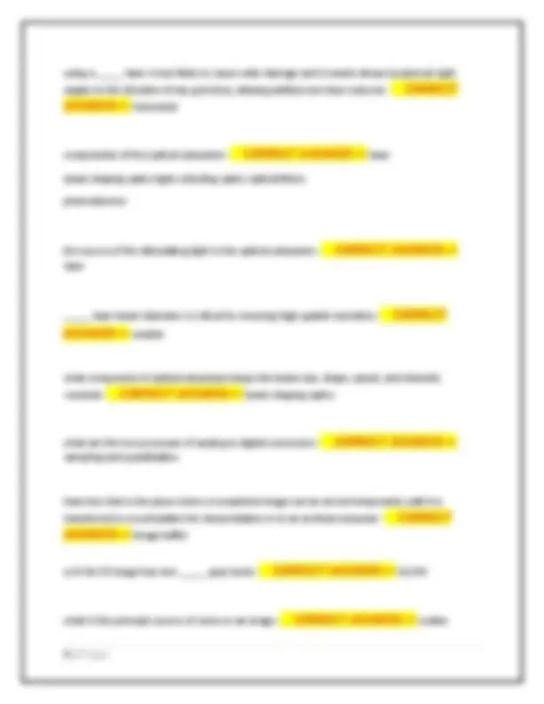 Computed Radiography Actual Exam Questions and Correct Detailed Answers ...