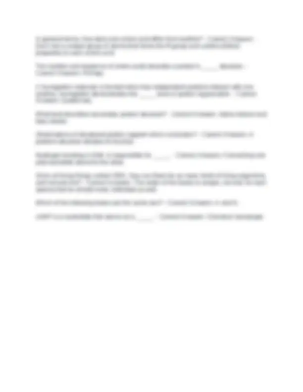 BIOLOGY 100 - CHAPTER 3 EXAM QUESTIONS WITH CORRECT ANSWERS | Exams ...