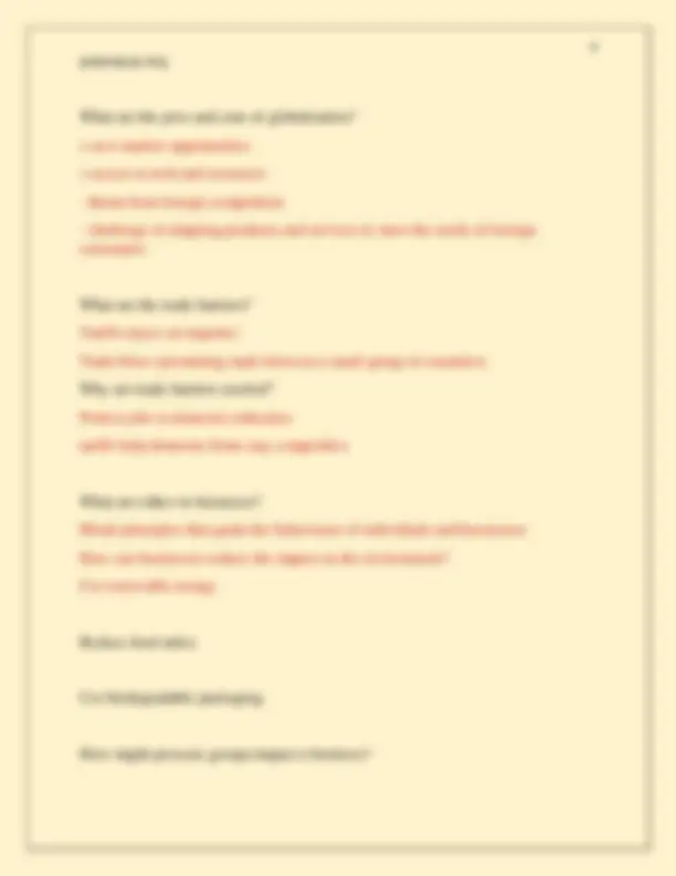 EDEXCEL GCSE BUSINESS PAPER 2 SET OF QUESTIONS AND CORRECT ANSWERS ...