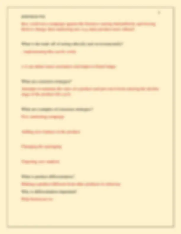 EDEXCEL GCSE BUSINESS PAPER 2 SET OF QUESTIONS AND CORRECT ANSWERS ...