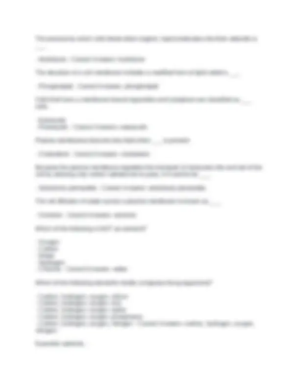 BIOL 100 QUIZ 1 - EXAM 1 QUESTIONS AND ANSWERS | GRADED A | Exams ...
