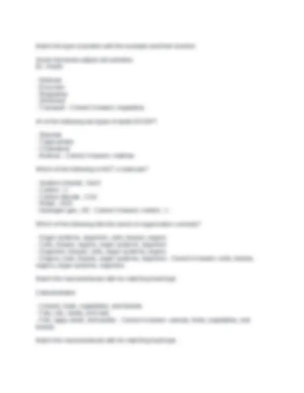 BIOL 100 QUIZ 1 - EXAM 1 QUESTIONS AND ANSWERS | GRADED A | Exams ...