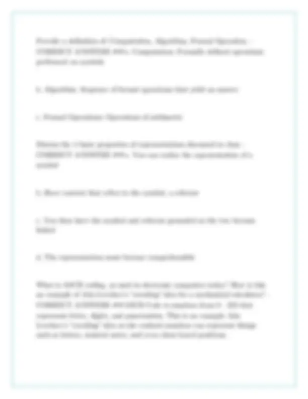Cognitive Science Exam 1- Free Response questions with answers | Exams ...