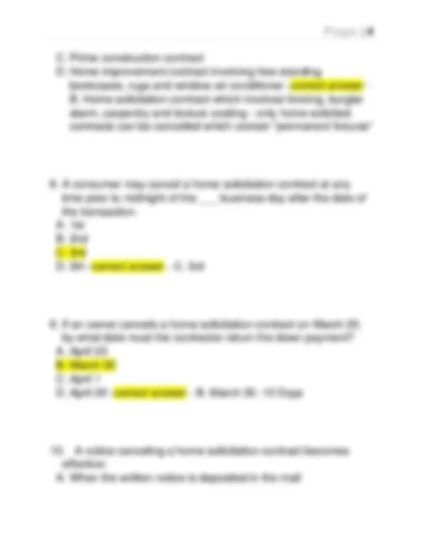 CSLB CONTRACTOR'S LAW PRACTICE TEST PART 2 2025 QUESTIONS AND ANSWERS ...