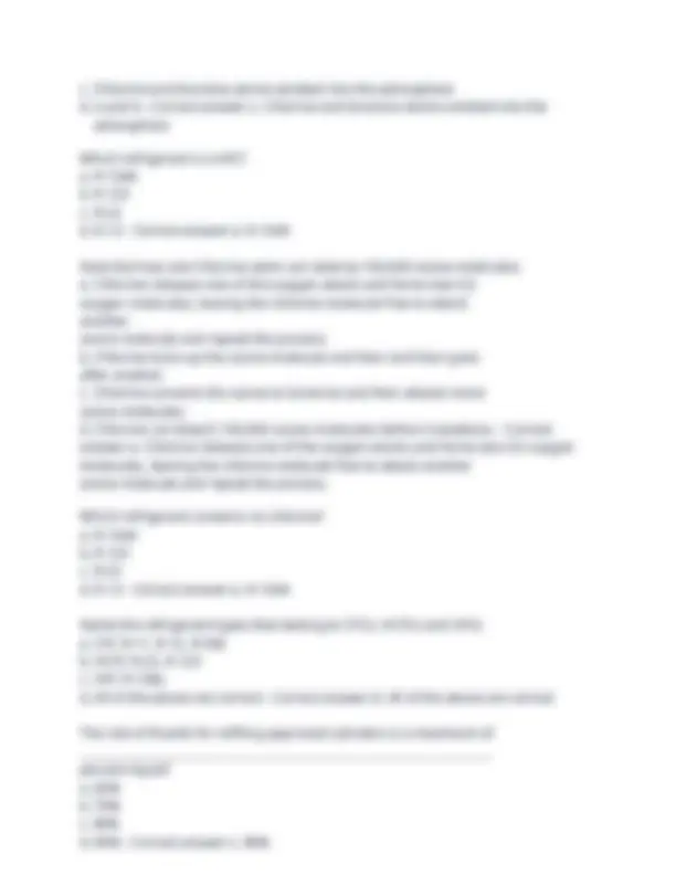 EPA 608 Core Test Sample Questions and Answers Latest 2025 with ...