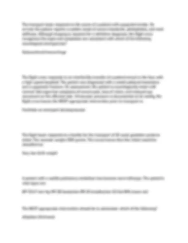 BCEN CFRN Practice Test 2 Exam with Elaborated Questions and Answers ...