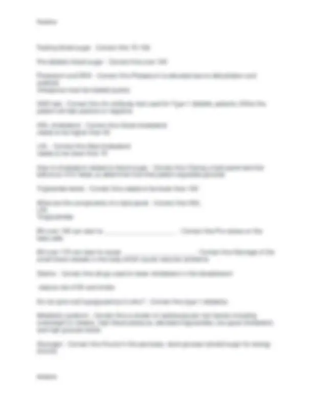 Hondros NUR 205 ACTUAL EXAM 3 TEST COMPREHENSIVE QUESTIONS AND VERIFIED ...