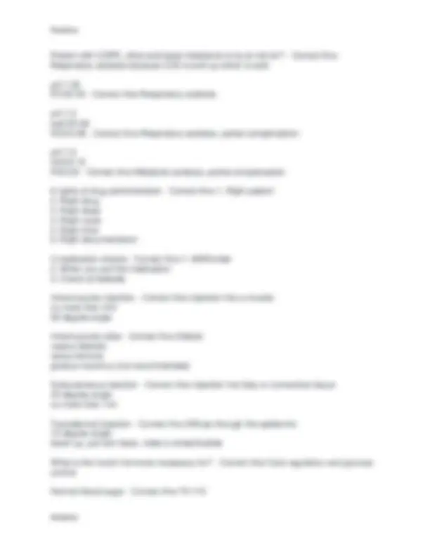 Hondros NUR 205 ACTUAL EXAM 3 TEST COMPREHENSIVE QUESTIONS AND VERIFIED ...