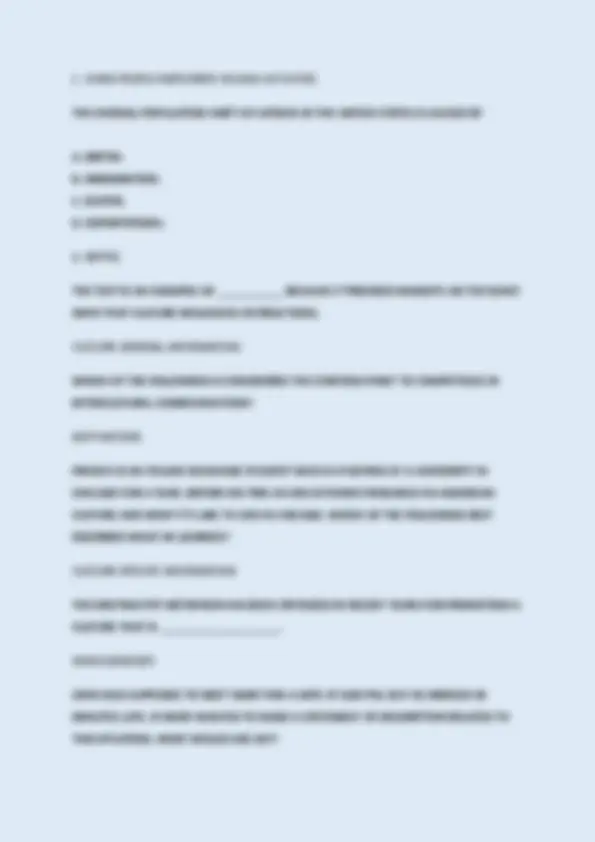 INTL 327 EXAM 1 PRACTICE QUESTIONS WITH 100% DETAILED CORRECT ANSWERS ...