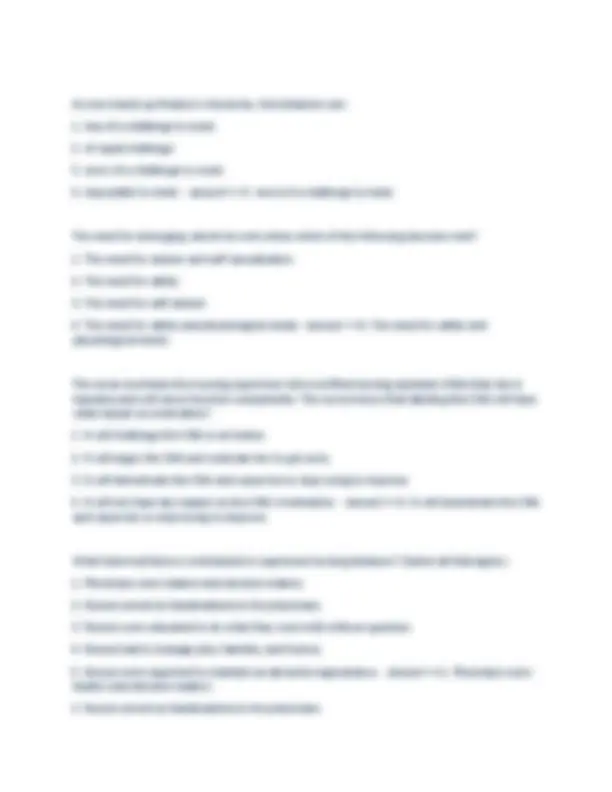Leadership and Management – Exam 1 Comprehensive Study Guide with Key ...