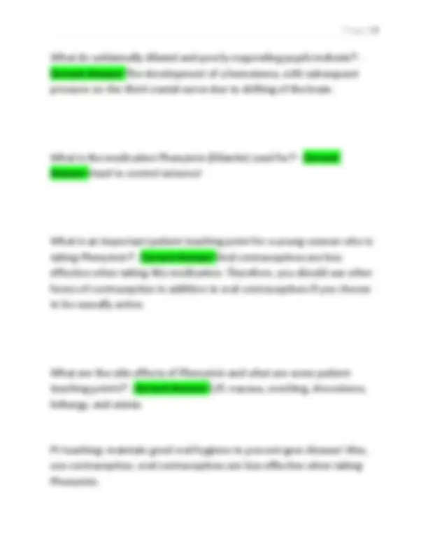 NSG 233 MED SURG III EXAM 2 STUDY GUIDE; ACTUAL EXAM WITH VERIFIED ...