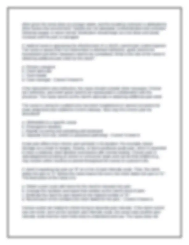 Chapter 11- Pain Management Practice Exam Questions with Answers ...