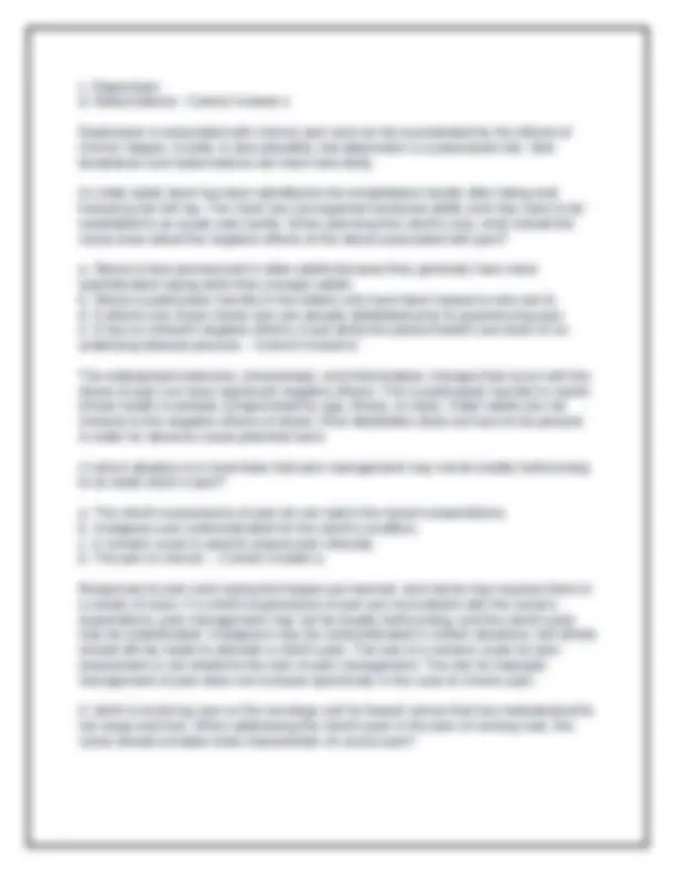 Chapter 11- Pain Management Practice Exam Questions with Answers ...