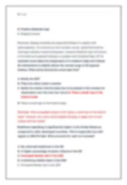 NUR 1025 FINAL EXAM NEWEST ACTUAL EXAM COMPLETE 100 QUESTIONS AND ...