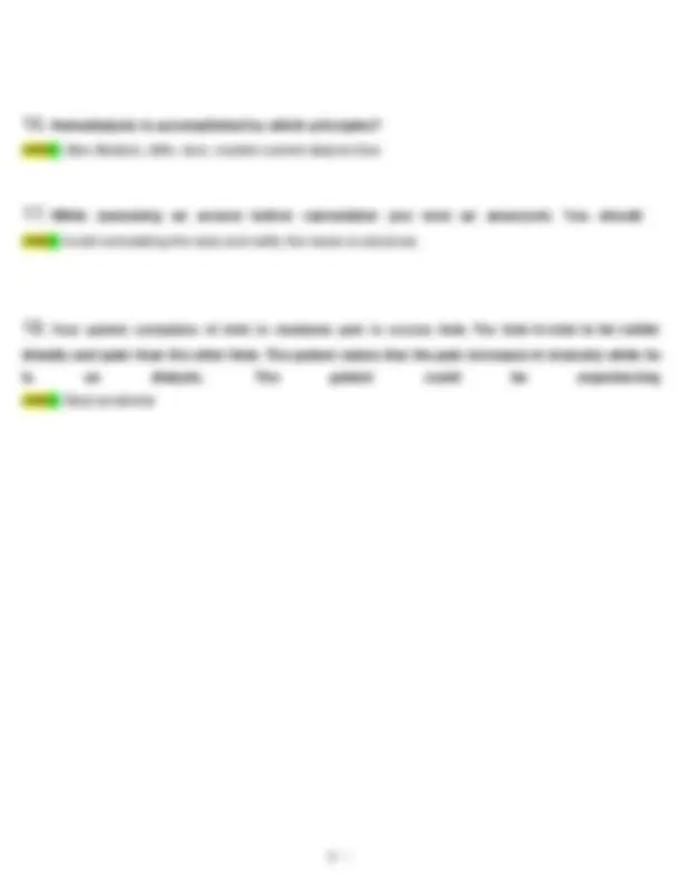 CCHT Study Guide tested questions with revised correct answers, (a+ ...