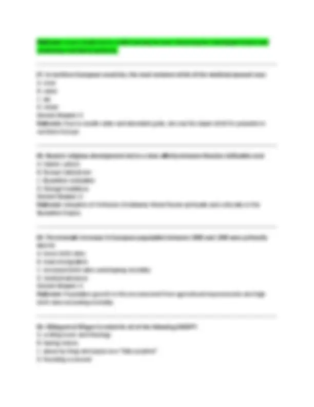 Western Civilization Final EXAM 2025 | ACTUAL REAL EXAM ACCURATE ...