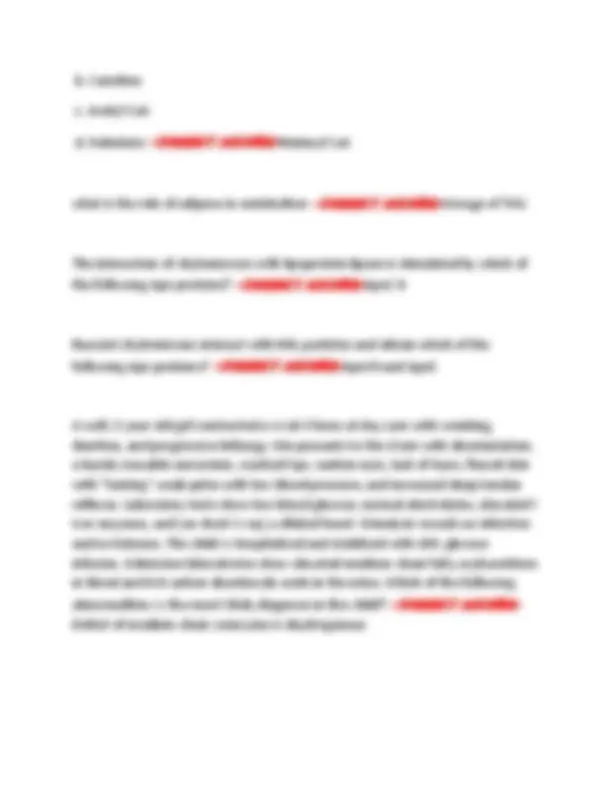 Medical Biochemistry: Lipid Metabolism Exam Q&A (2025) | Exams Nursing ...