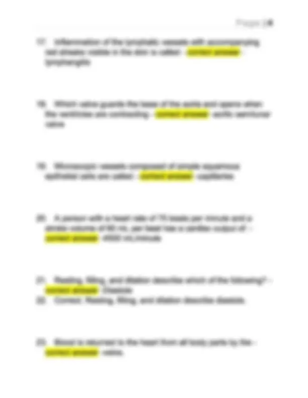 BIO 202 Exams Questions with 100% Correct Answers | Latest Version ...