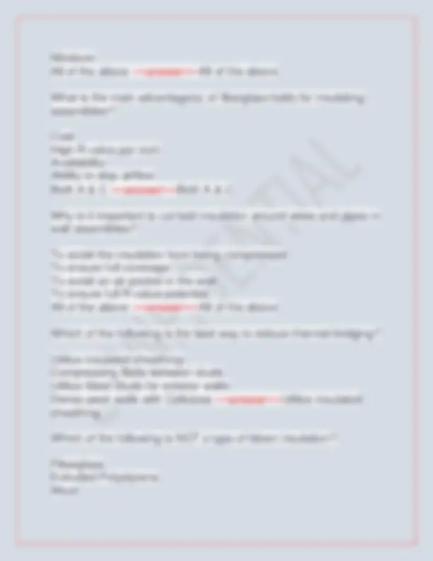 Ca Hers Rater Checklist.pdf HERS (Home Energy Rating System) Rater Newest 2025 Exam featuring 250 ...