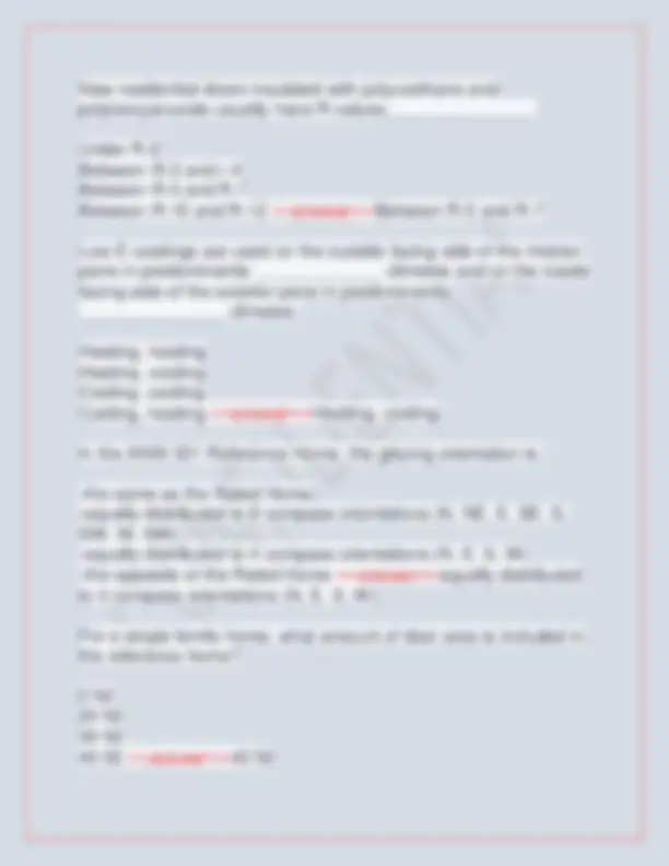 Ca Hers Rater Checklist.pdf HERS (Home Energy Rating System) Rater Newest 2025 Exam featuring 250 ...