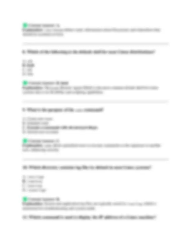 CompTIA Linux+ (KX0-003) exam(Questions + Answers) Solved | Exams ...