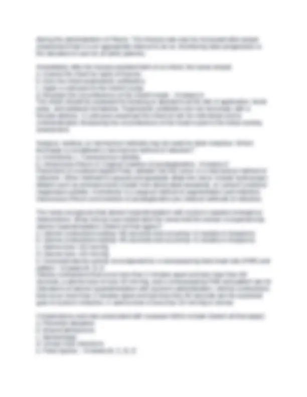 NCLEX OB Labor and Birth Complications Test Exam Questions and Answers ...