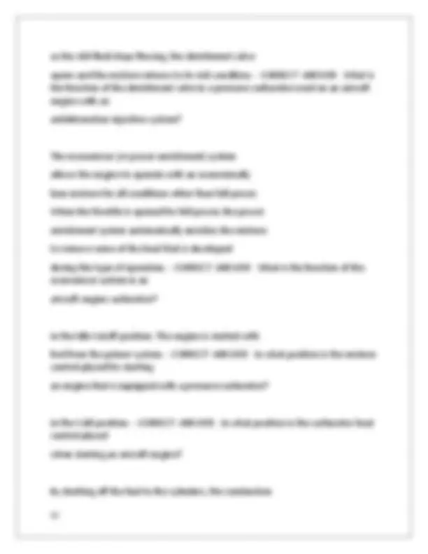 FAA Powerplant Oral Study Guide (ASA) TEST 2024-2026 ACTUAL EXAM ...