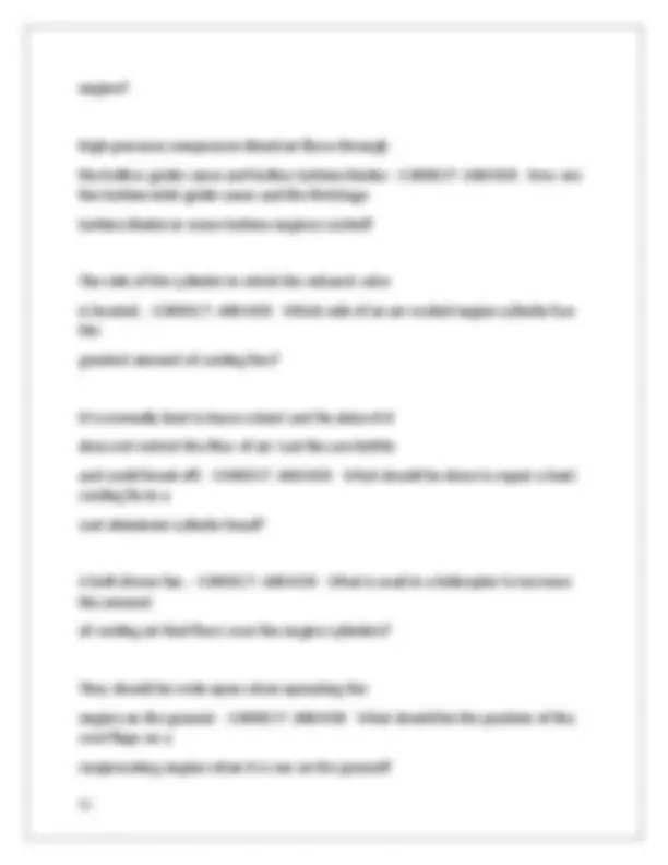 FAA Powerplant Oral Study Guide (ASA) TEST 2024-2026 ACTUAL EXAM ...