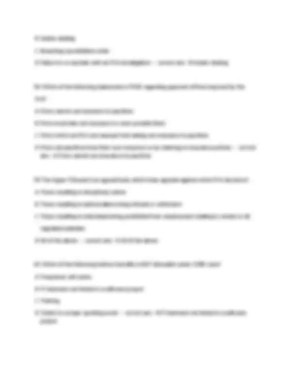 Example Questions For R01 Exam Financial Services Regulation R01 Mock Exam 2025 | Exams Finance | Docsity