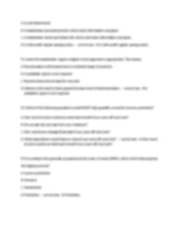 Example Questions For R01 Exam Financial Services Regulation R01 Mock Exam 2025 | Exams Finance | Docsity